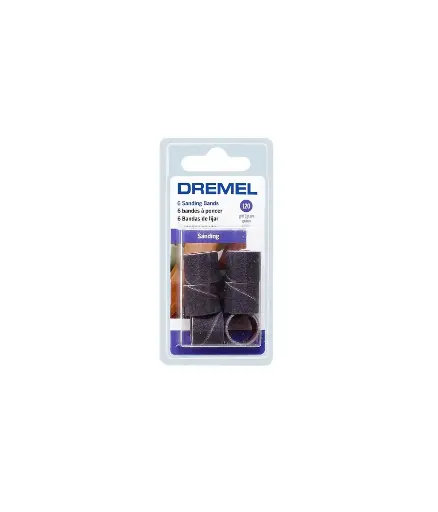 [FF.KIT.0011] KIT de accesorios p/rectific. (6pzs) lija cilindrica N.60 1/4P DREMEL