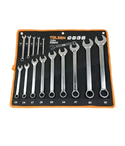[FF.LLAV.0121] Llave de corona juego (14 Pzas) TOLSEN 6-32mm 15889
