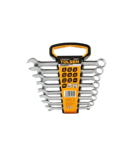 [FF.LLAV.0125] Llave de corona juego (8 Pzas) TOLSEN 819mm L15887
