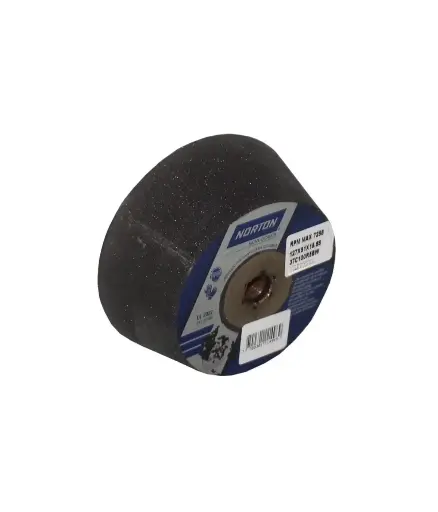 [FF.PIED.0028] Piedra para pulir copa 5"x 2"x 5/8" C80 QB17 NORTON
