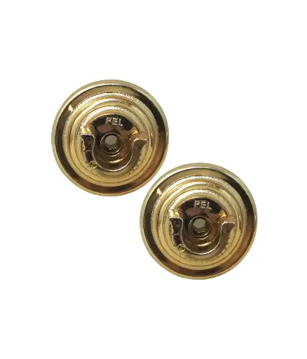 [FF.SOP.0011] Soporte plafon doradoC6224 1¨p/tubo de cortina (par)abierto