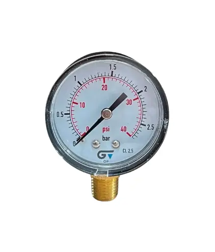 [FIAI.MAN.0029] Manometro 40 PSI 1/4" GENEBRE