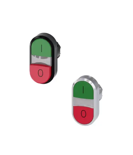 [FIAI.PULSA.0010] Pulsador doble I-O 22mm plastico Sirius ACT-SIEMENS