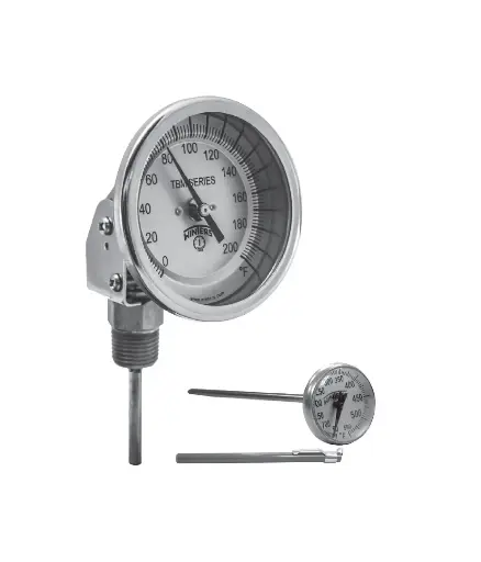 [FIAI.TERM.0041] Termometro vertical/horizontal vastago 4 plg - dial 4 plg 0-160°C R1/2" (8039160) GENEBRE
