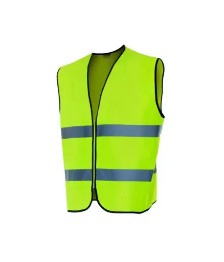 [FIS.CHA.0019] chaleco tela reflectivo VERDE (L) SV4406 GREAT