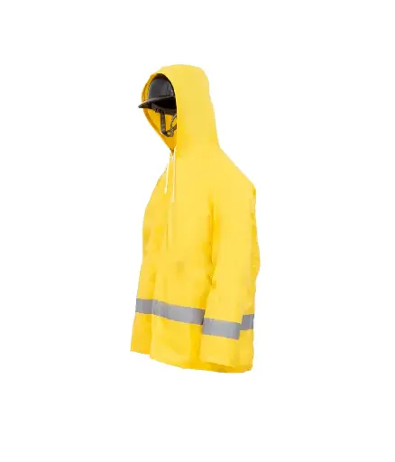 [FIS.ENCA.0010] Encauchado 1pz TALLA M LAMITEX amarillo c/reflectivo
