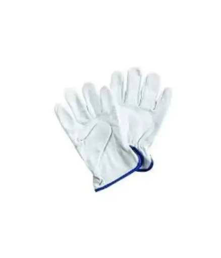 [FIS.GUAN.0030] Guantes de cuero 10" NAPA ORIGINAL  filo azul