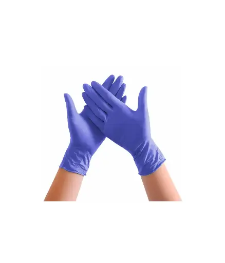 [FIS.GUAN.0046] Guantes de examinacion talla #10 (L)  NITRILE Azul (par)