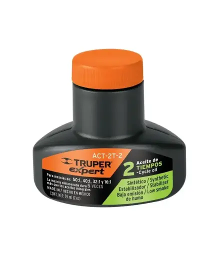 [FLR.LUB.0002] Lubricante Aceite p/motor 2 tiempos 59ml TRUPER
