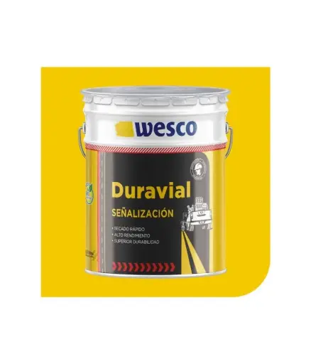 [FPIN.TRA.0004] Pintura Trafico Amarillo Acrilica base solvente GL Duravial WESCO