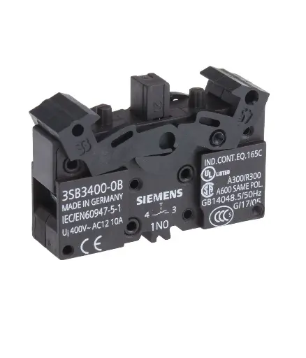 [MC.BLOQ.0002] Bloque (N-O) 3SB3400-0B 1NA SIEMENS