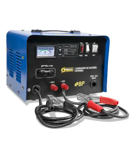 [MEH.CAR.0006] Cargador de bateria p/carro 50 AMPS 12Va 24V BP 110V CBBP50