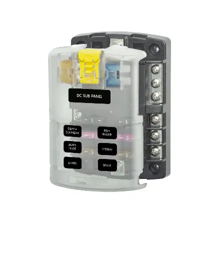 [MNA.BLOQ.0002] Bloque fusible 6 servicios BLUE SEA SYSTEMS (661-5025)