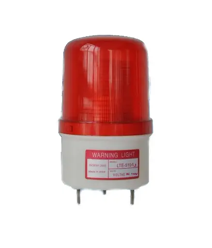 [MNA.LUZ.0064] Luz Emerg. roja CAMSCO pequeña 110VDC 163*102MM c/alarma