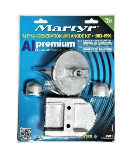 [MNA.MER.0049] MERCRUISER Zinc electrolitico KIT ALPHA 1 (620164) MARTYR