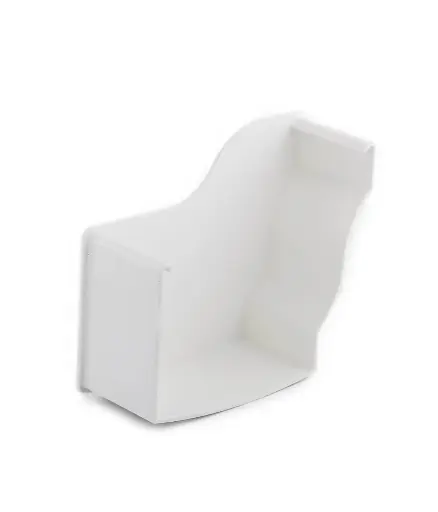 [PFD.CAN.0010] Canal Tapa derecha interna PVC p/canal agua lluvia (unidad)