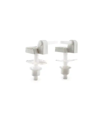 [PFG.ASI.0016] Bisagra para asiento de inodoro Blanco EDESA
