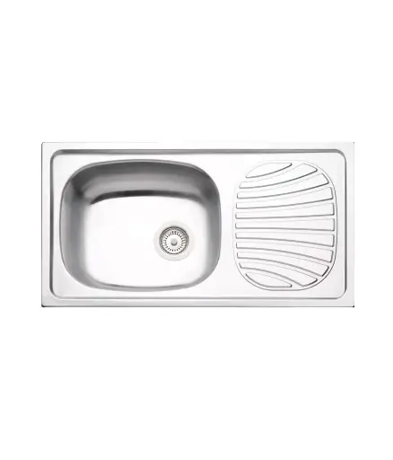 [PFG.FREG.0022] Lavadero freg 80 x 50cm Tramontina Pozo-izquierdo