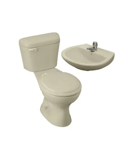 [PFG.INO.0014] Inodoro MILAN BONE FV C/LAVABO