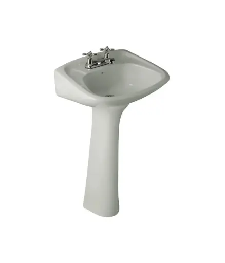 [PFG.LAV.0018] Lavabo IVORY c/pedestal CENTURY (ZT-196)