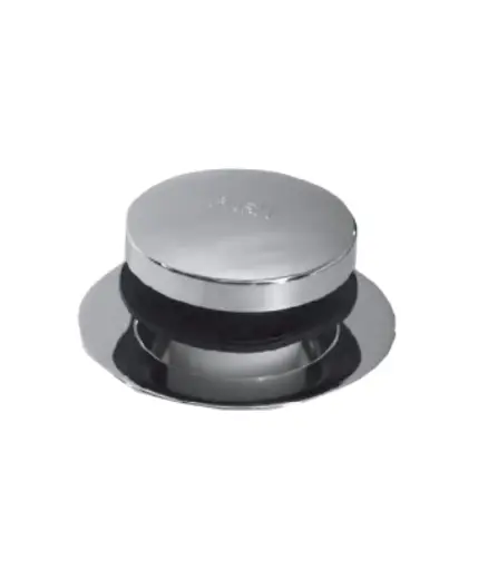 [PFG.REJ.0007] Rejilla C/ PULSADOR 2" cromado p/tina ITALIAN BS22