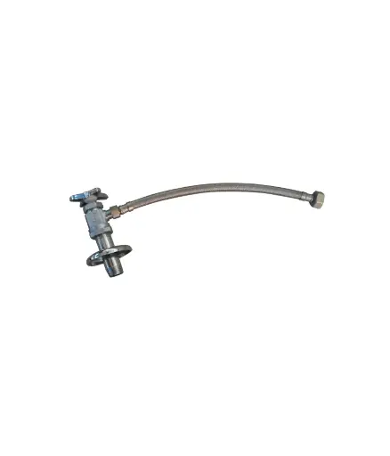 [PFG.VAL.0122] Valvula de lavabo 1/2 cromada MONOCOMANDO c/manguera LA1101