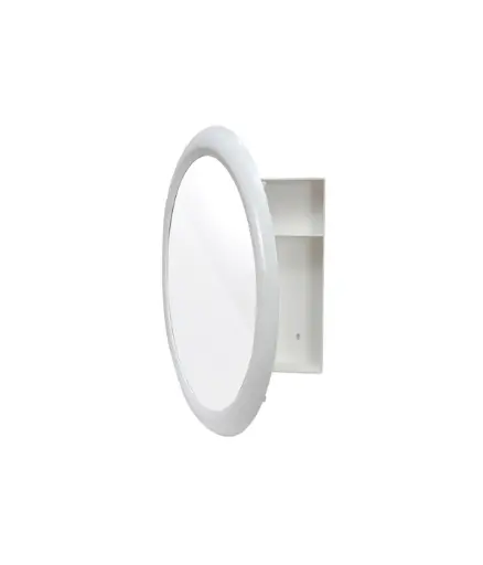 [PFG.VAR.0012] Gabinete p/baño Ovalado Blanco American Home (30cm*40.5cm*10cm)