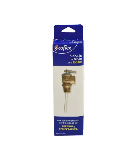 [PFV.SEG.0002] valvula seguridad p/calentad 3/4" COFLEX