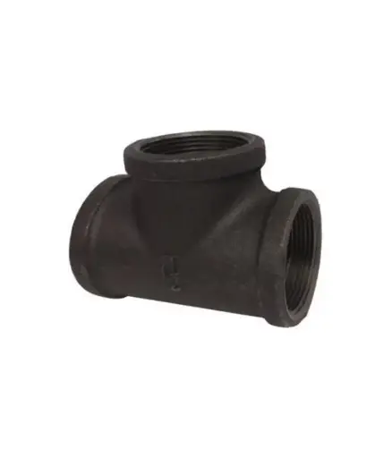 [TAAN.RED.0050] Tee Hierro Negro 1 1/2" rosc. 300Lb.