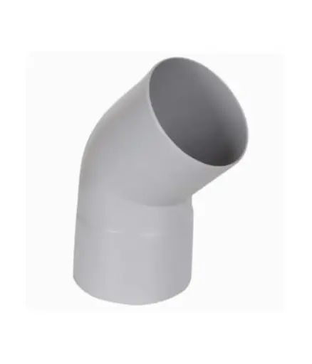 [TAD.COD.0006] Codo desague 250mm x45° Termodeformado