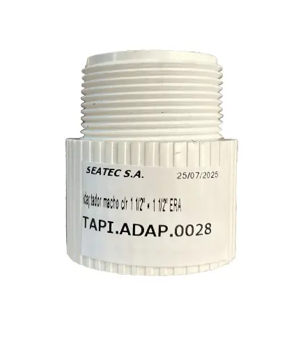 [TAPI.ADAP.0028] Adaptador macho c/r 1 1/2" * 1 1/2" ERA