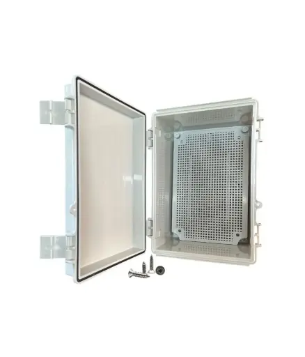 [EI.CAJ.0045] Caja tablero gris plastico H-B 30x40x17 C/PLAFON PVC VOLTIO TYC