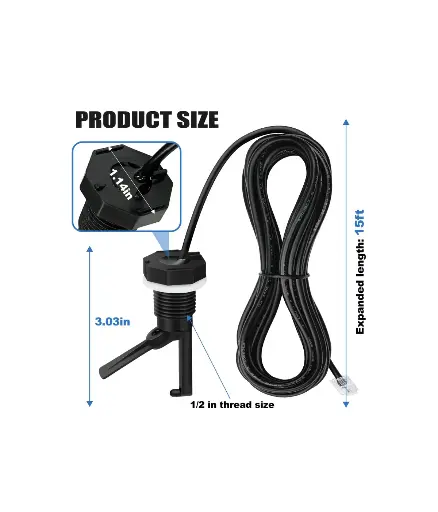 [FIAI.SENS.0500] Sensor de flujo GLX-FLO-RP (cable 15ft)