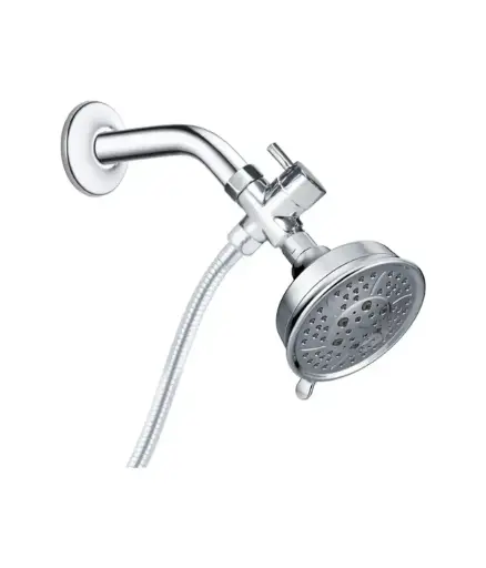 [PFG.VAL.0025] Valvula doble c/ducha telefono CROMADA 