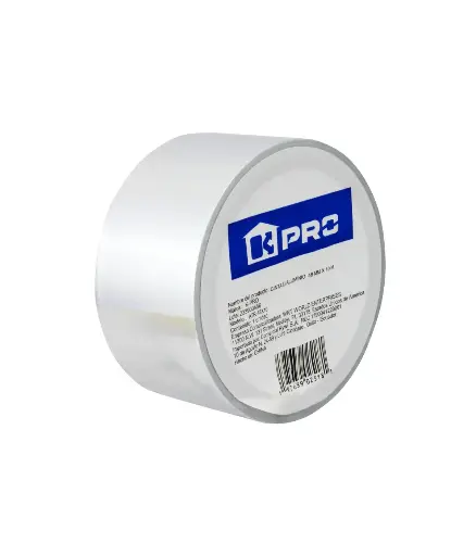 [EE.CINT.0008] Cinta de aluminio de 4,8 cm x 10 m plateada - K PRO