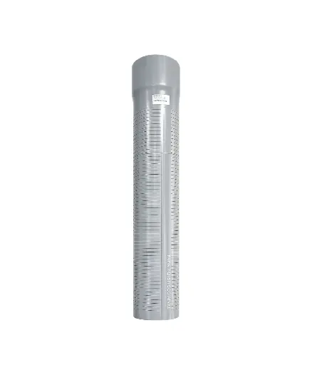 [TAP.PUN.0019] Punta ranurada con Tapon 160mm*3mts 