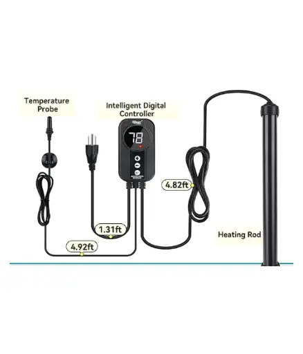 [MEE.CALEN.0504] Control de temperatura c/sonda 500w para calentador HYGGER