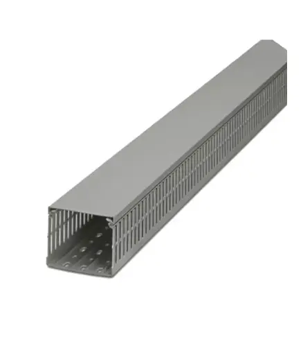 [EE.CAN.0024] Canaleta ranurada gris 60*40MM CSC (unidad) 